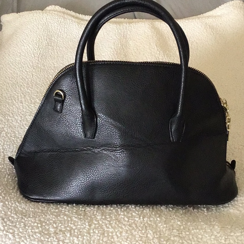 Never used black & gold clear rhinestone handbag - Picture 2 of 5